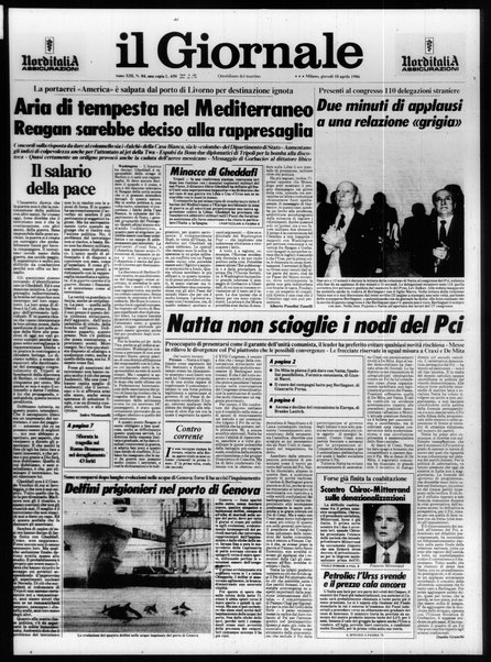 Il giornale : quotidiano del mattino